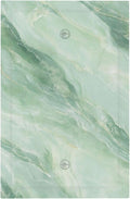 Light Switch Cover Plate Green Marble Pattern 1 Gang No Device Blank Wall Plate Decorative Switch Plate Covers Electrical Outlet Cover for Home Bedroom Decor