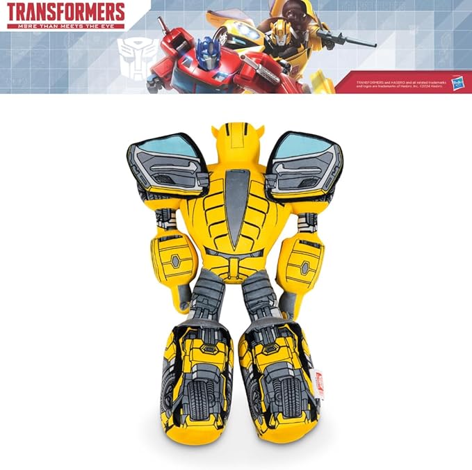 Transformer Bumblebee Kids Bedding Super Soft Cozy Cuddle Pillow, (Officially Licensed Product) by Franco
