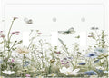 Colorful Wildflowers Daisy Plant Butterfly Floral Decorative Switch Plates 3 Gang Wall Plate Triple Toggle Light Switch Cover Faceplate Electrical Wall Panels for Bed Room Living Room Decor