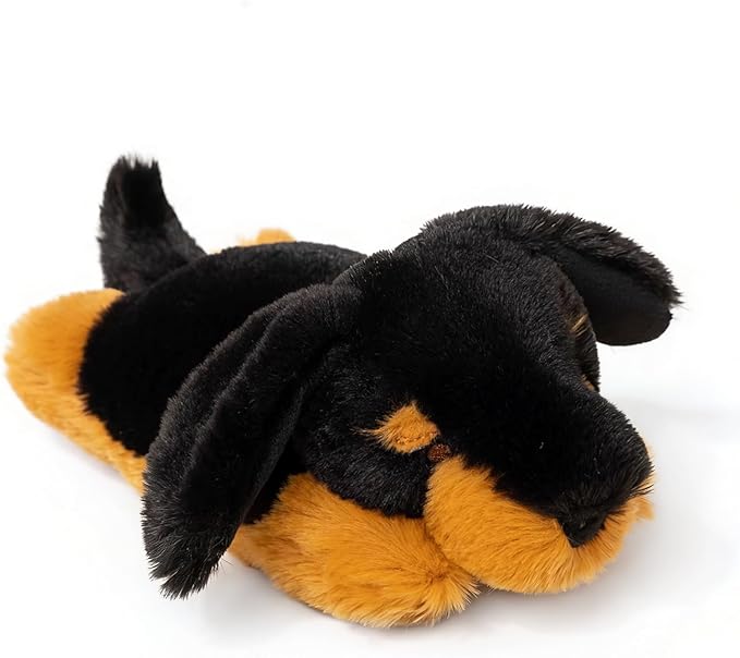 PEACH CAT Dachshund Dog Stuffed Animal Cute Plushies Small Puppy Plush Toys Birthday Gifts for Kids