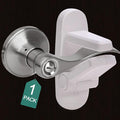 Babylush Childproof Door Lever Lock(1 Pack) Door Locks for Kids Safety,Preventing Babies from Opening Doors,Child Proof Door Lock with 3M Adhesive,Easy Install & Remove,Durable ABS,White