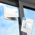 STERGDE Sliding Door Lock 6 Pack, Prevent children from opening sliding doors, sliding door baby proof, Easy To Install, For Sliding Glass Doors, Sliding Windows, Sliding Closets, Etc（Blue）