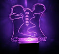 Night Light Multi Color Personalized LED Plug-in, Ultra-Slim Touch Night Light Smart Dusk to Dawn Sensor, Kids Children's Bedroom Kitchen Bathroom Hallway Play Room Variations (Cheerleader)