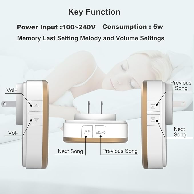 White Noise Sound Machine, 36 Relaxing Sounds Including Natural Soothing Sounds and Sleep Noise, Speaker for Home, Office, Hotel，Toilet，for Portable Travel. (Light White, smal)
