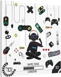2 Gang Double Toggle Light Switch Cover Gamer Room Video Game Decor Decorative Electrical Switchplate Faceplate for Kitchen Bedroom Bathroom Standard Size