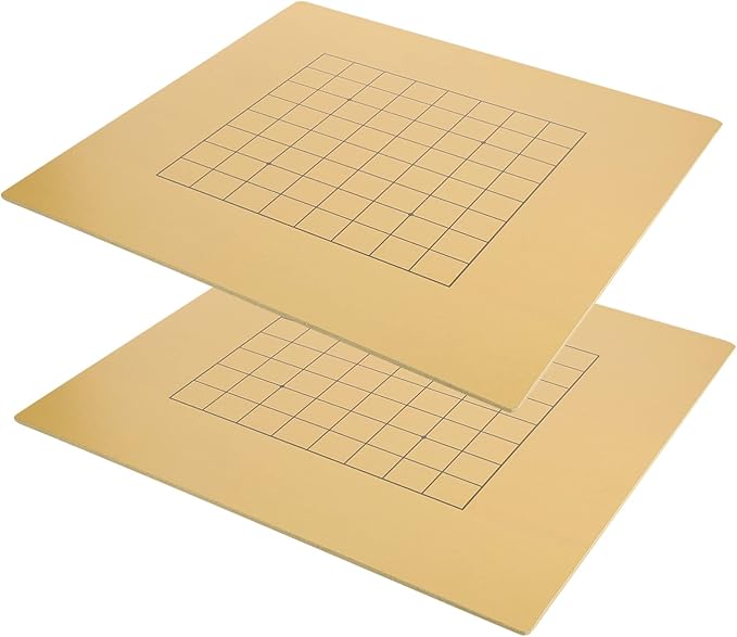 Yardwe 2PCS Wooden Set for Children Portable Folding Go Chessboard for Travel and Family Entertainment