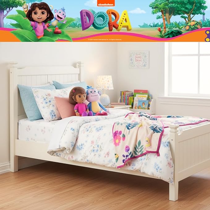 Franco Dora The Explorer Dora Cuddle Pillow Buddy, Kids Bedding Super Soft Plush, (Officially Licensed Product)