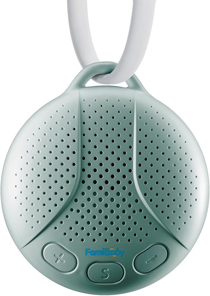 White Noise Machine for Babies and Kids - Baby Sleep Soother | Portable Sound Machine with Night Light for Nursery | 16 Soothing Sounds | Shush | Travel | Registry Gift | Baby Shower