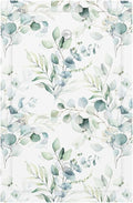 Sage Green Eucalyptus Leaves 1-Gang Blank Wallplate Jumbo Size Unused Outlet and Light Switch Cover Spring Plant Nature Herb Botanical Floral Decorative Switch Face Plate Cover