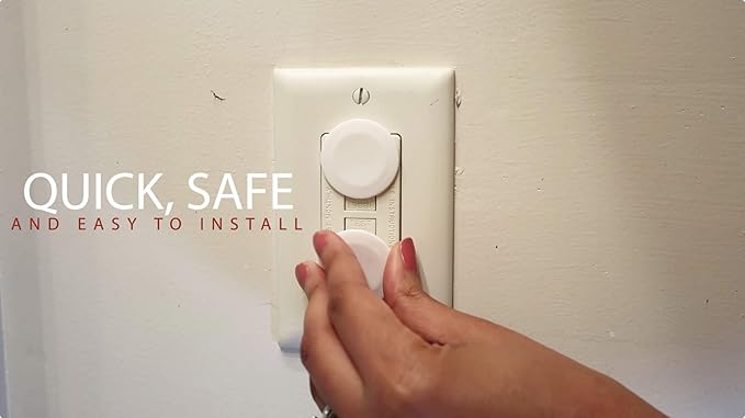 Vmaisi 38 Pack Outlet Covers ChildProof Plug Protector - Baby Proofing Electrical Safety Outlet Plugs