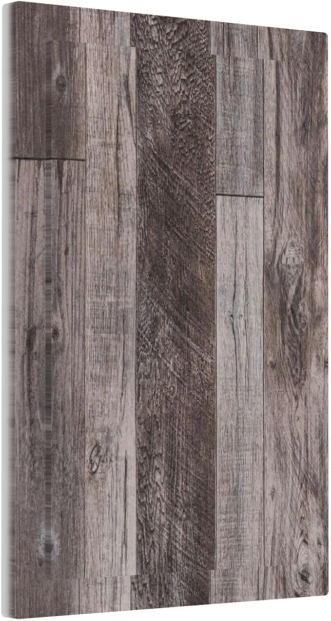 Light Switch Cover Plate Rustic Dark Grey Wood Retro Country Wooden 1 Gang No Device Blank Electrical Wall Plates Faceplate Decorative Switch Plate for Farmhouse Cabin Decor