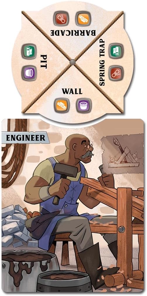 Engines of War ⎸Castle Panic Expansion ⎸Board Game for Adults and Family ⎸Cooperative Board Game ⎸Ages 8+ ⎸for 1 to 6 Players