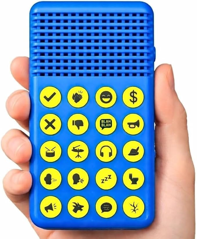 DR DINGUS Brouhaha Box - Sound Effects Machine - 20 Noises with Volume Control - Gag Prank Gift Toy for Kids - White Elephant Stocking Stuffer - Hilarious Fun Classroom Teaching