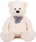 Toys Studio 5 Feet Teddy Bear, 59'' Giant Big Bear Stuffed Animal Lifesize Bear for Baby Shower Centerpieces, Large Plush Toy for Kids Girls Valentine's Day Christmas Birthday, White