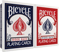 Bicycle Rider Back Playing Cards, Standard Poker Size Deck of Cards, Red & Blue (2 Pack), Classic Cards for Poker, Blackjack, Family Game Night & Card Games, Fun for All Ages