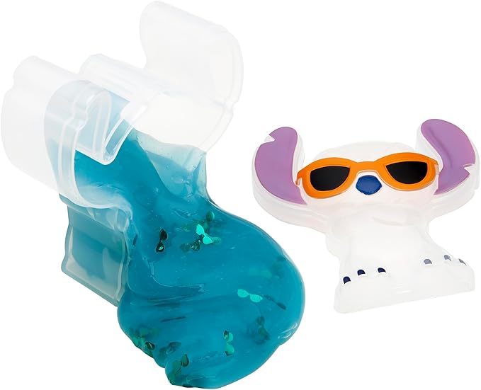 CRA-Z-Slimy Cool Stitch Slime Toy- Glossy, Stretchy, Super Soft, Smooth Cool Blue Stitch Slime for Boys and Girls, Lilo and Stitch Kids Toy Gift