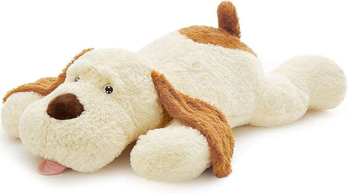 MaoGoLan 52 inches Giant Stuffed Puppy Dog Animal,Ultra Soft Large Plush Soft Plush Dog Body Pillow Toy for Girls,Kids,Puppy Lover