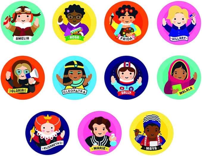 Mudpuppy Little Feminist Mini Memory Match Game, 24 Pieces (12 Pairs), Ages 3+, Develop Matching, Visual Memory, Focus, Concentration Skills, Features Charming Portraits of Historical Women