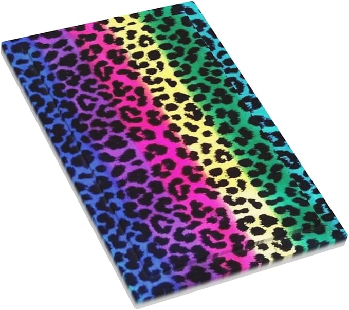 Blank Device Cover Wall Plate, Hot Pink Leopard Print Decorative WallPlate Cover Decor Wallplate, Rainbow Leopard Standard Size 1-Gang Light Switch Cover Plate, Unbreakable Polycarbonate Thermoplastic