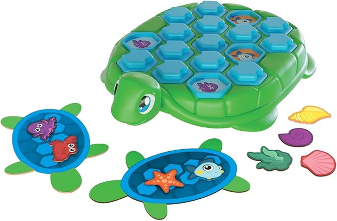 Shell Shapes Game - Develops Memory and Matching Skills As Players Find Matches to Decorate the Turtle's Shell by Goliath