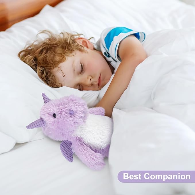 SuzziPals Heatable & Coolable Dragon Plush, Microwavable Heating Pad Stuffed Animal for Soothing & Relaxation, Dragon Gifts for Kids, Cute Plush Toys