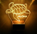 Night Light Multi Color Personalized LED Plug-in, Ultra-Slim Touch Night Light Smart Dusk to Dawn Sensor, Kids Children's Bedroom Kitchen Bathroom Hallway Play Room Variations (Sea Turtle)