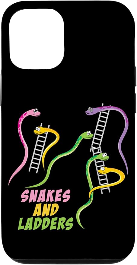 iPhone 13 Snakes and Ladders Humor Board Game Gamer Womens Men Kids Case