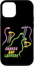 iPhone 13 Pro Snakes and Ladders Humor Board Game Gamer Womens Men Kids Case