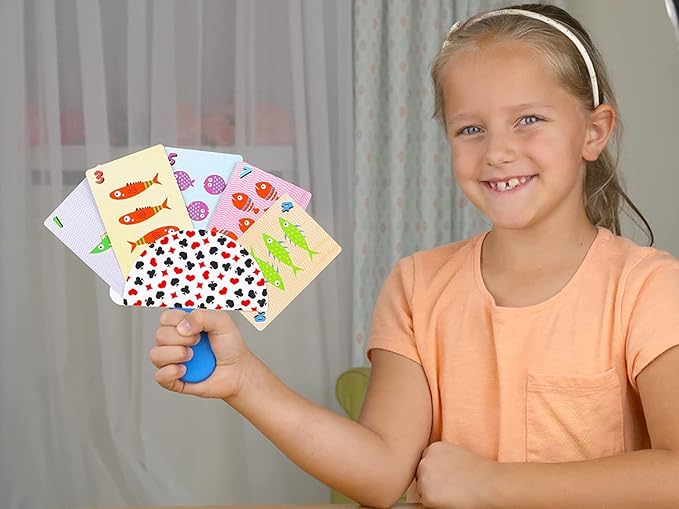 Regal Games 2 Pack Card Holders for Playing Cards - Kids Card Holder with Plastic Paddles - Ideal for Family Fun Game Night and Travel (Ages 3+)
