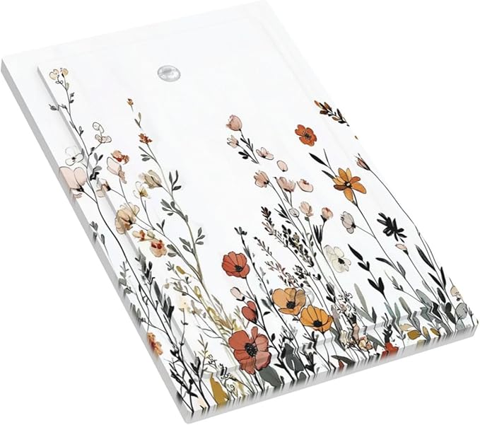 Light Switch Cover Plate Vintage Wildflower Colorful Plants Floral 1 Gang No Device Blank Electrical Wall Plates Faceplate Decorative Switch Plate For Bed Room Living Room Decor