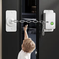 Fingerprint Child Proof Door Lock, Refrigerator Lock with Fingerprint & Door Locks for Kids safety, for Door Lock, Fridge Lock, Cabinet Locks and Window Locks, Strong Adhesive No Drilling