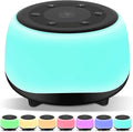 HEYAXA White Noise Sound Machine with 7 Colors Night Light 34 Soothing Sounds, Portable Sound Machine for Baby Adults Kids Sleep with 30 Volume Levels 4 Timers Adjustable Brightness (Black)