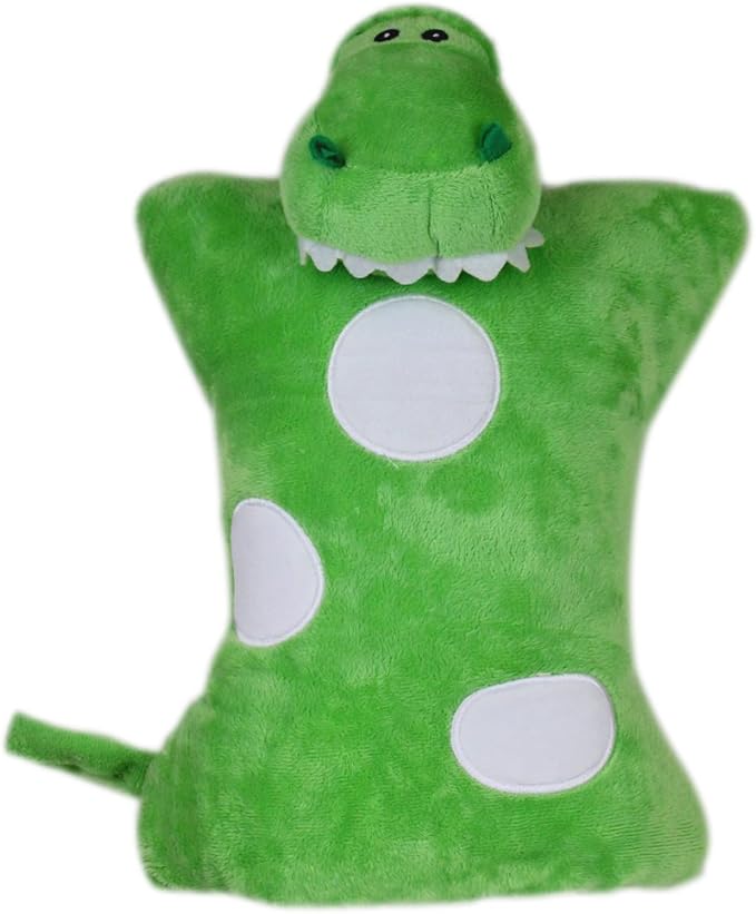 Cloudz Kids Super Soft N' Cuddly On Hand Animal Airplane Travel Pillow Pal! Keep Children Comfy and Supported with a Buddy While Traveling or just Resting at Home - Dinosaur