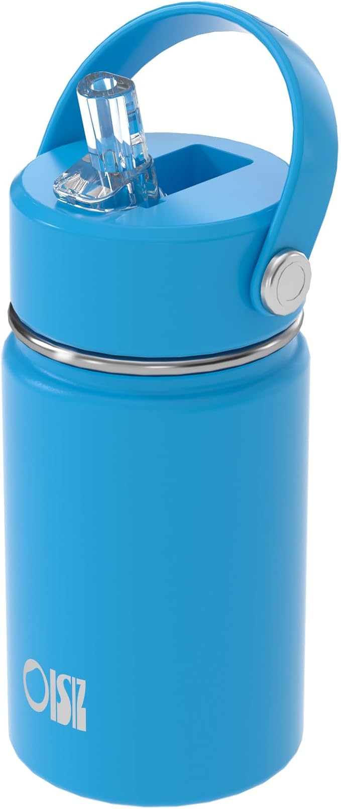 OISIZ Kids Water Bottle with Straw Lid 10oz, Vacuum Insulated 316 Stainless Steel Water Bottles for Kids for School, Leakproof Water Bottle, BPA Free and Keep Cold for 24 Hours