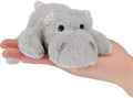 PEACH CAT Hippo Stuffed Animal Cute Hippopotamus Plushies Small Plush Toys Gifts for Girls Boys Kids Grey