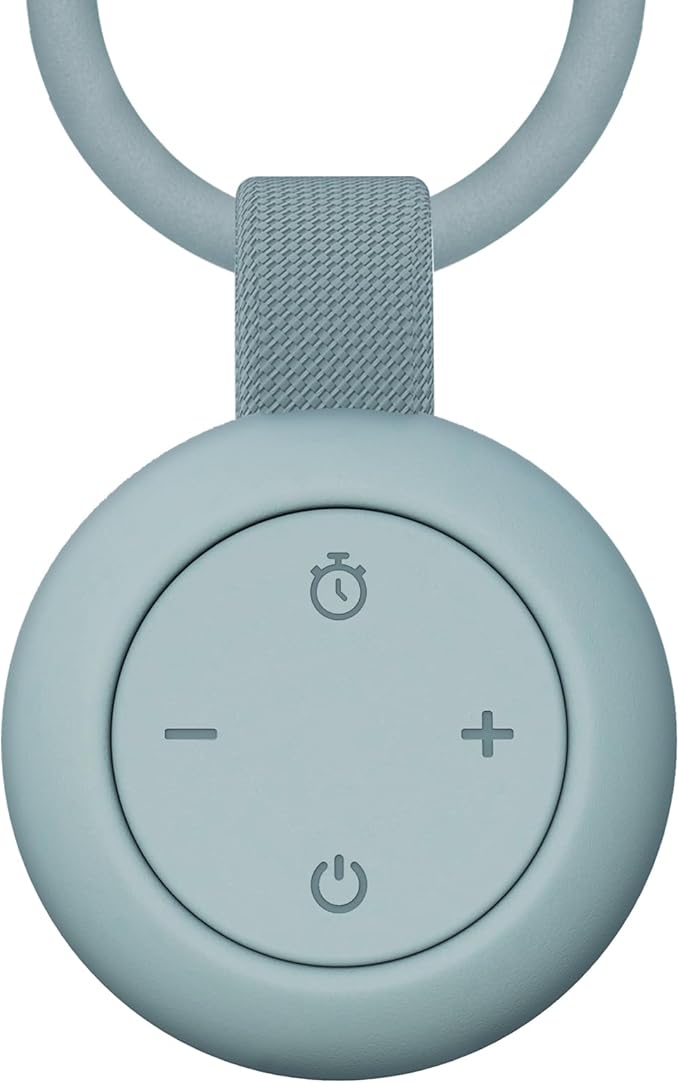 Portable Baby Sound Machine [White Noise for Babies Kids Adults][Sleep Soother][Timer Function][12 Soothing Sounds] 15 Hours Battery Life, Registry Gift,Shower,Clips on Baby Stroller.Slate