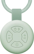 Portable Baby Sound Machine [White Noise for Babies Kids Adults][Supports Bluetooth audio playback][Timer Function][12 Soothing Sounds] 15 Hours Battery Life, Travel,Shower,Clips on Baby Stroller.Mint