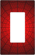 Spider Web Single Gang Rocker Light Switch Cover Plates Decorative Outlet Covers, 1 Gang Rocker Wall Plate