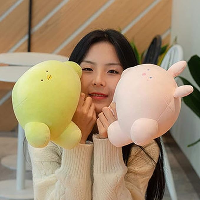 REFAHB 9 inch Cute Penguin Plush Stuffed Animal Body Pillow Fat Cartoon Cylindrical Body Pillows for Kids, Super Soft Hugging Toy Gifts for Bedding, Kids Sleeping Nap Kawaii Pillow