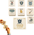 Armor of God Bible Memory Matching Cards – Christian Educational Religious Game for Vacation Bible School, Sunday School, Classroom Activities, Family Fellowship Supplies