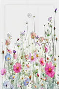 Light Switch Cover Plate Boho Colorful Flowering Plant Wild Flower 1 Gang No Device Blank Electrical Wall Plates Faceplate Decorative Switch Plate For Bed Room Living Room Decor