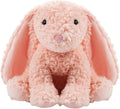 OROZCOR Bunny Stuffed Animal, Cute Fluffy Bunny Plush Toy 8.5in,Cute Bunny Rabbit Stuffed Animal with Fluffy Soft Ears Easter Gifts for Kids Baby Girls (Red Rabbit)
