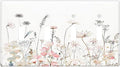 Floral Watercolor Wildflower Dandelion Plant Light Switch Covers Quad Toggle Electrical Faceplate 4 Gang Wall Plate Decorative Switch Plates for Farmhouse Bed Room Decor