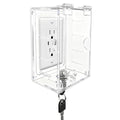 Smart Home Switch Cover,Baby Proof Light Outlet Covers,Wall Plug Box,Kids Electrical Protector Box Fits Outlet 4.95" H X 3.35" W X 2.56" D or Smaller