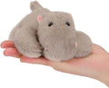 PEACH CAT Hippo Stuffed Animal Cute Hippopotamus Plushies Small Plush Toys Gifts for Kids Dark Gray