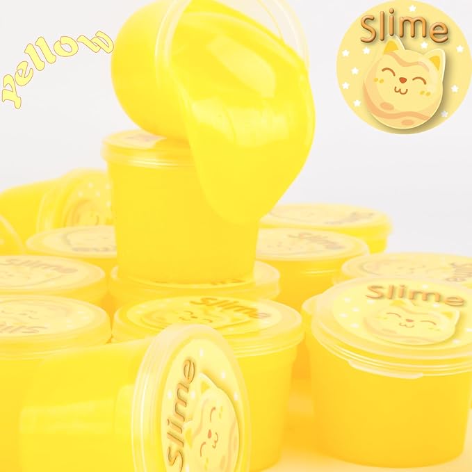 120 Pack Galaxy Bulk Slime Kit, Slimes Party Favors for Kids, Stress Relief Toys, Classroom Rewards and Birthday Goodie Bag Fillers, Non-Sticky, Squishy Toy Stress Relief Slime for Girls and Boys