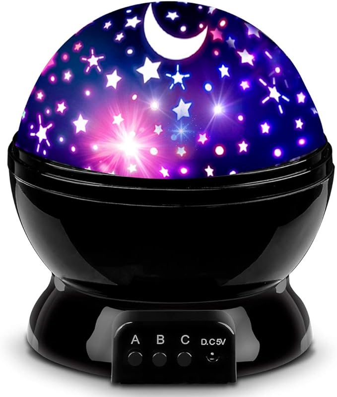 Star Projector Night Light for Kids, 360° Rotating Star Lights for Bedroom, Kid Night Light Projector, Ceiling Light Projector for Kids Room, Birthday Gift for 3 4 5 6 7 8 Year Old Girls Boys