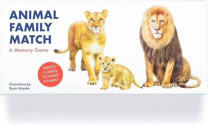 Laurence King Animal Family Match: A Matching Memory Game