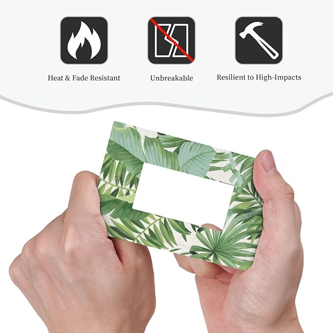 Green Tropical Palm Tree Leaf 1 Gang Rocker/decorator Outlet Light Switch Wall Plate Cover Faceplate Decorative Switchplate Decorator Outlet Cover