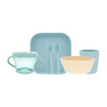 Nuby Toddler Feeding Set - 6-Piece Self-Feeding Dinnerware Set for Kids - Easy-to-Hold Training Toddler Utensils - 12+ Months